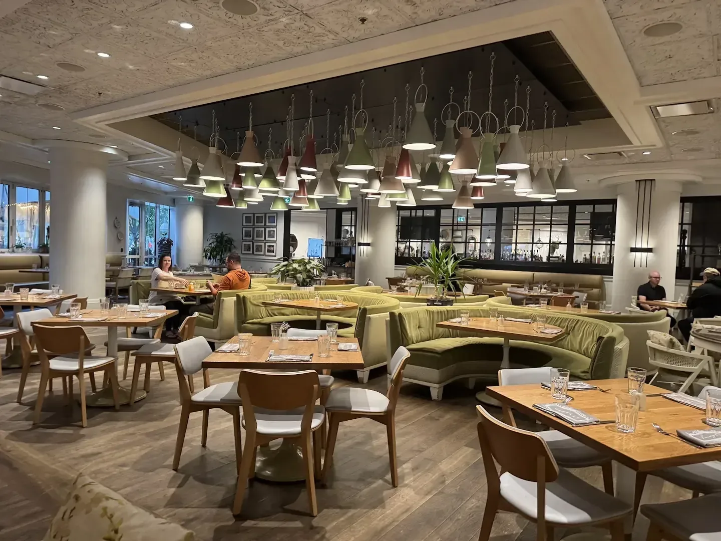 City hotel interior lobby seating